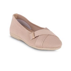 Gloria Vanderbilt Debbie slip on ballet flat with cross strap